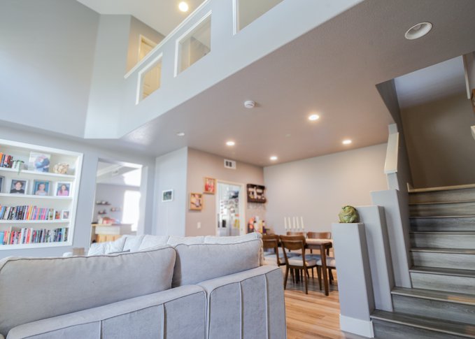 Completed open loft addition by The LoftCrafters