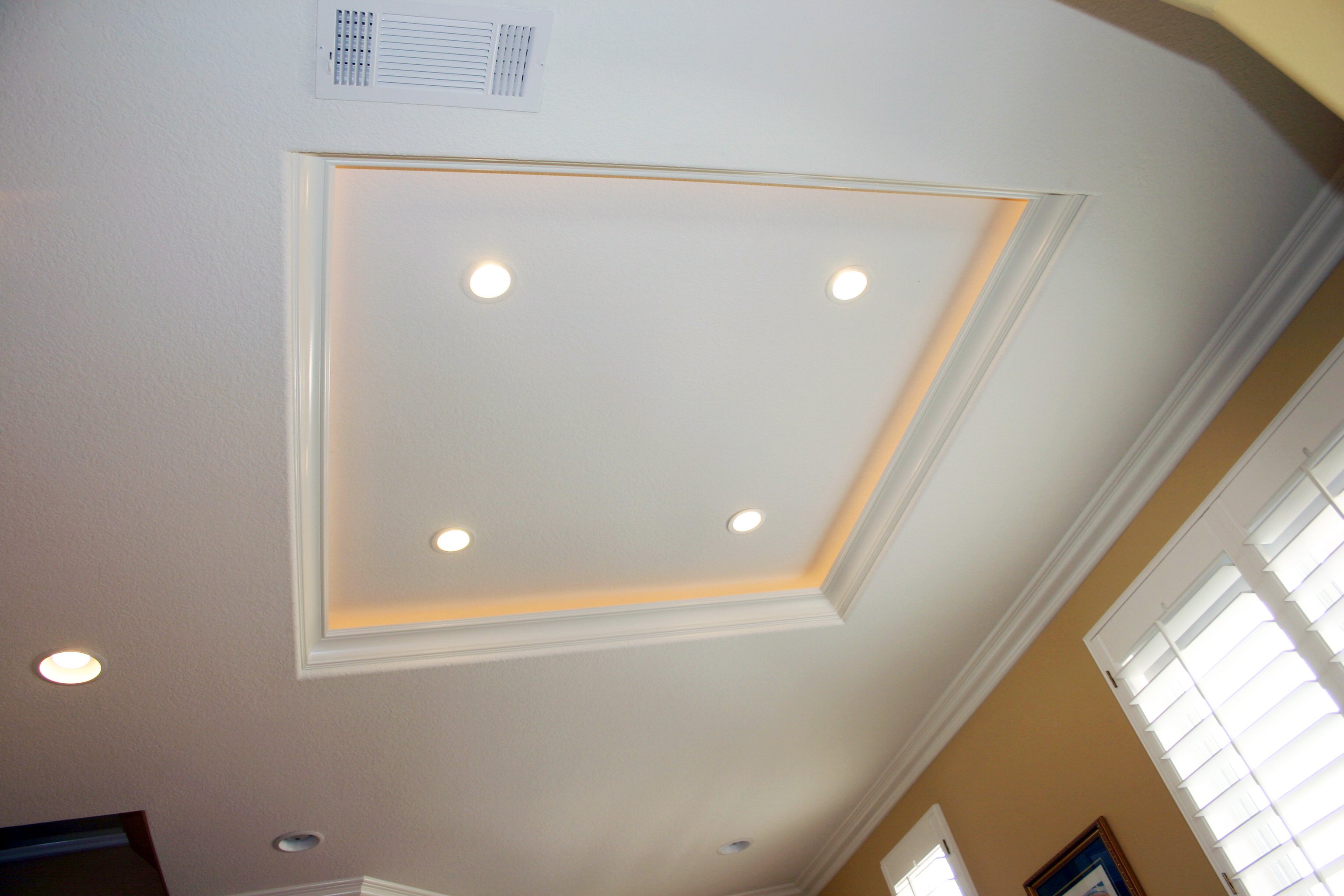 Coffered Ceilings For Loft In Orange