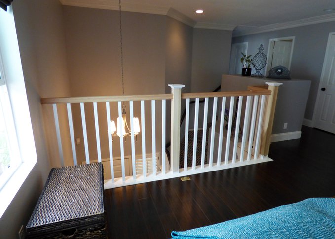Custom Railing for Loft Addition | The Loft Crafters