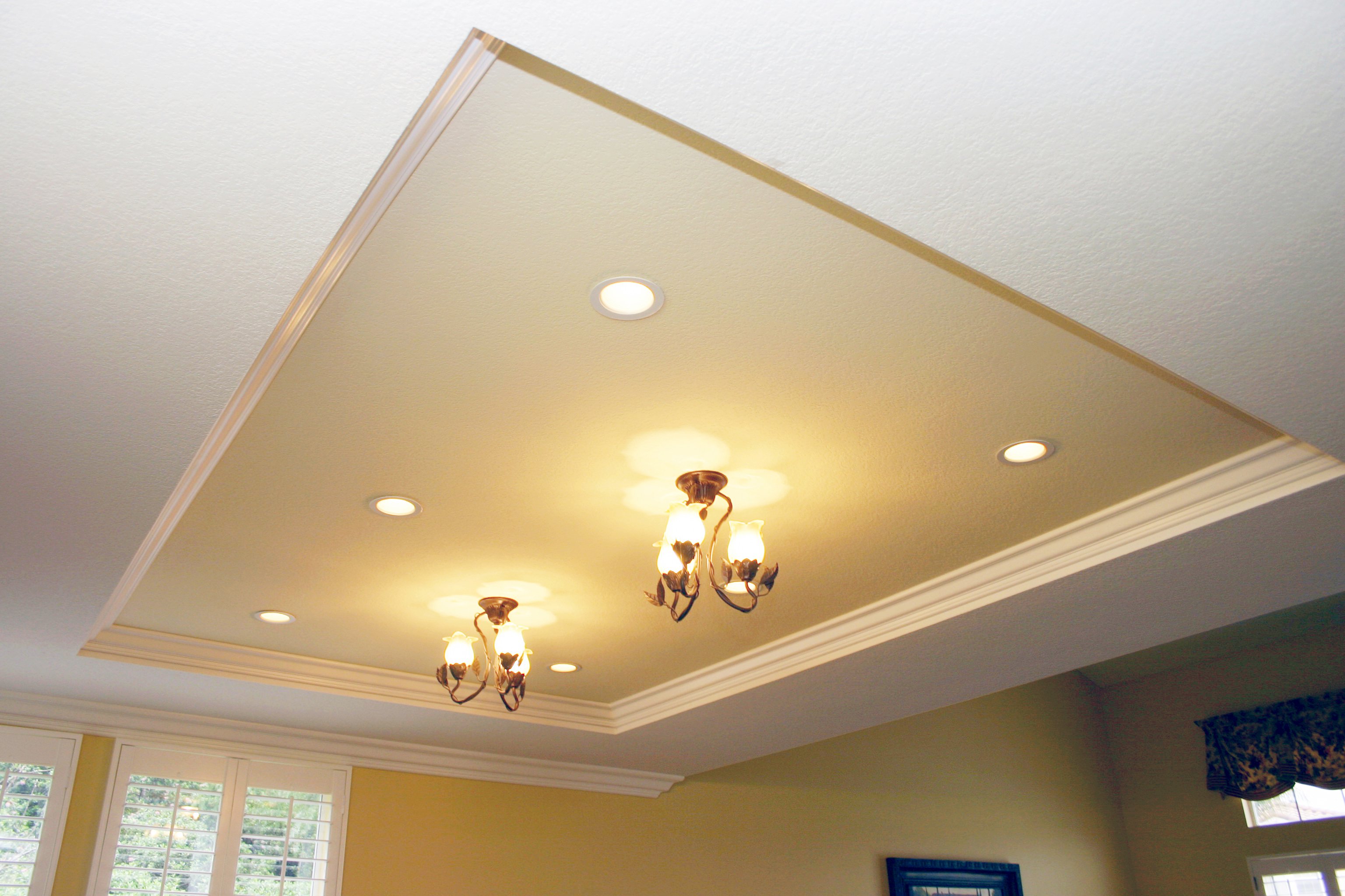 Coffered Ceilings For Loft In Orange