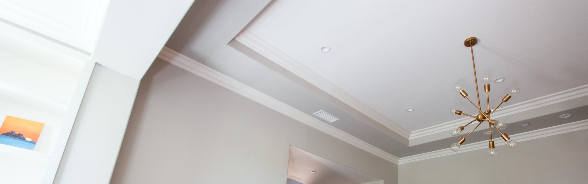 Coffered Ceilings For Loft In Orange